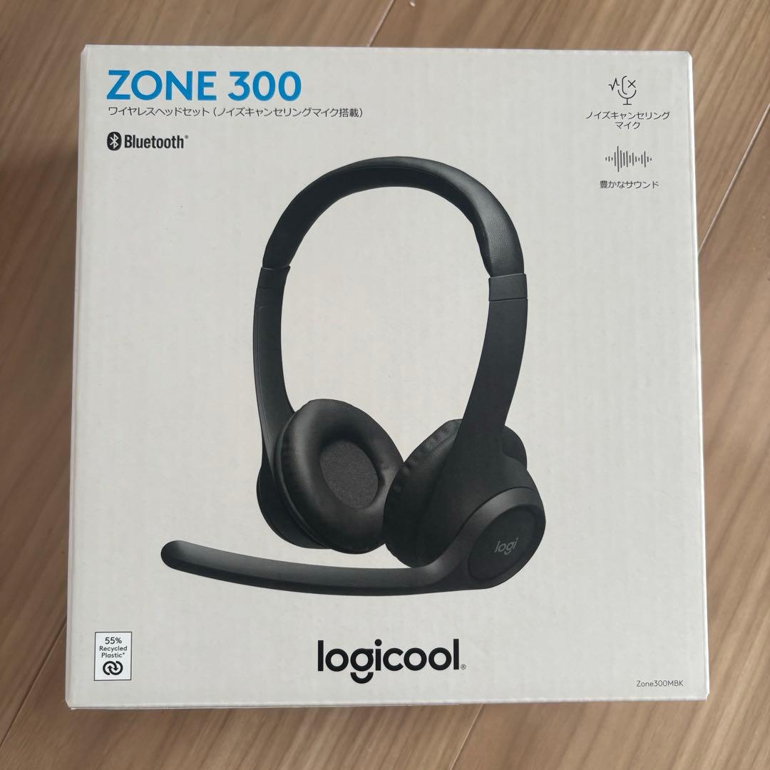 Logitech Zone 300 ワイヤレスヘッドセット　ヘッドホン