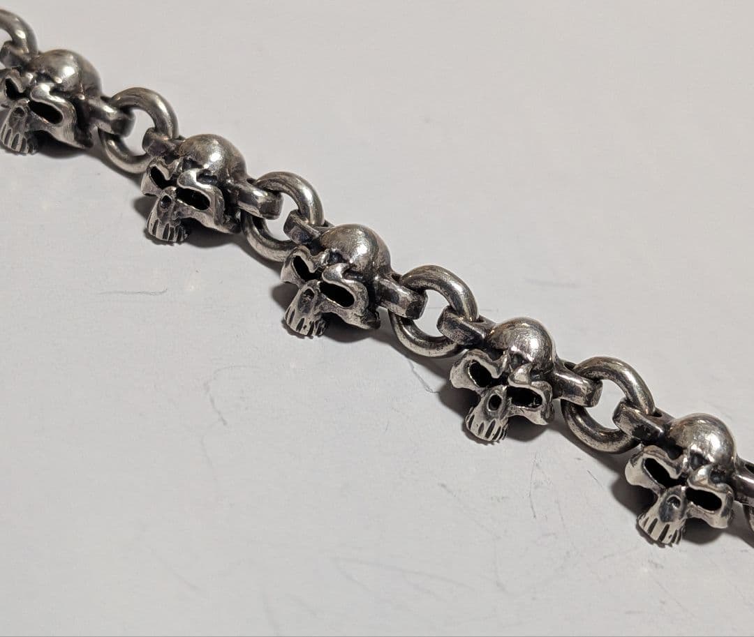 ブレスレット　ThirteenDesigns スカル