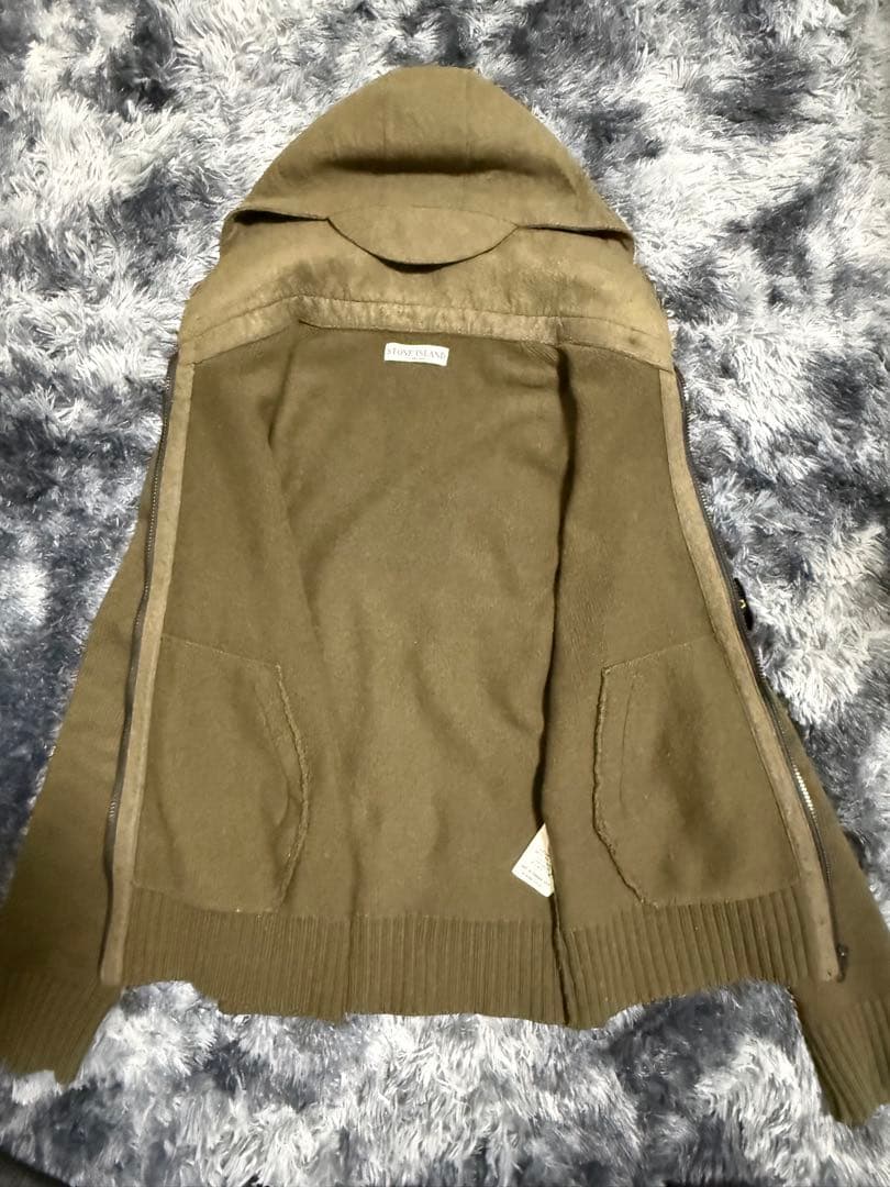 卍*様 Stone ストーンアイランド　ジップアップニットパーカー