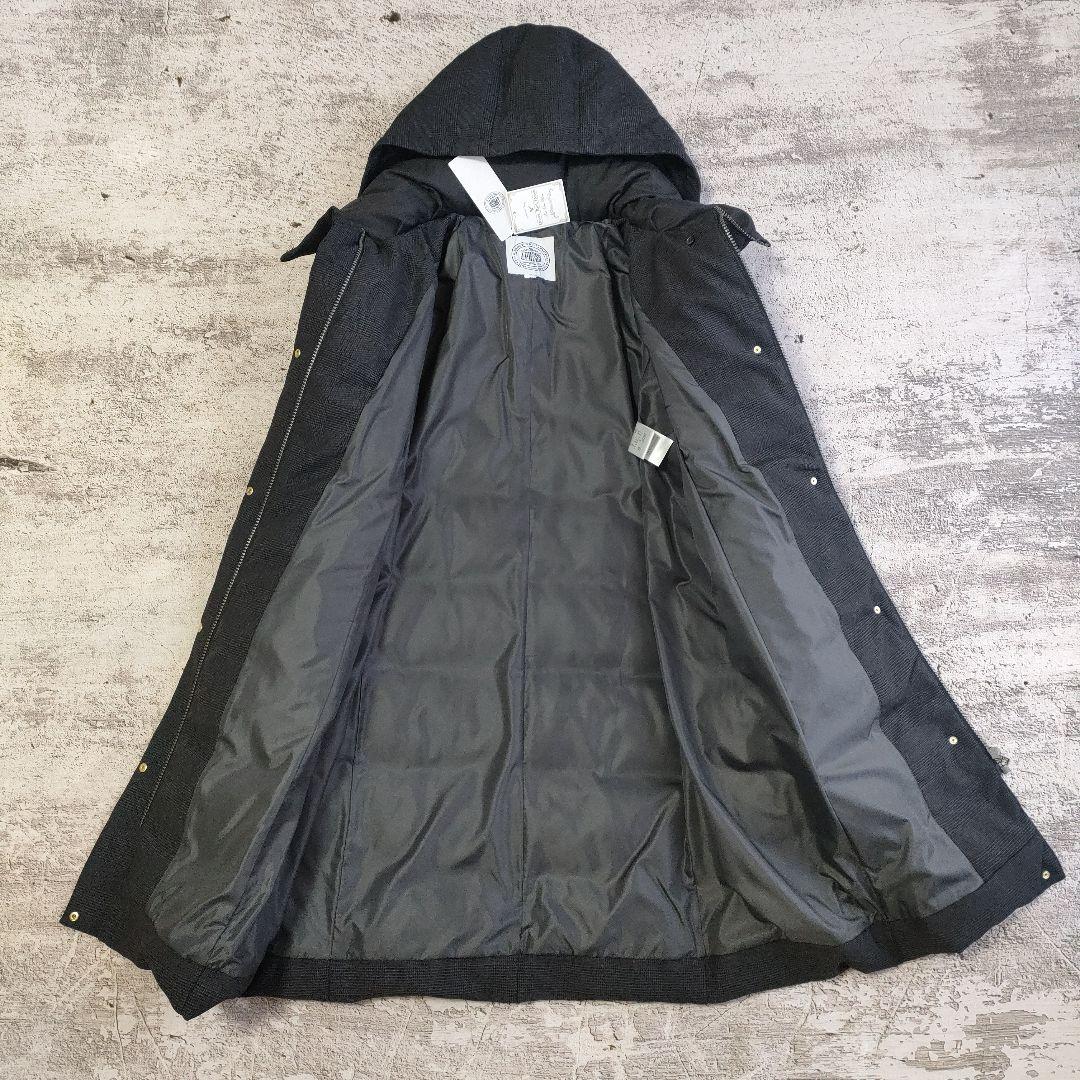 J.PRESS 未使用タグ付き グレンチェック ロング ダウン コート 9号