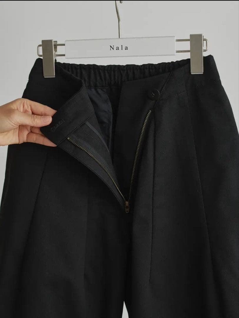 【未使用】Nala コクーンチノパンツL cocoon chino pants