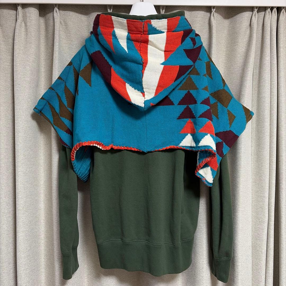 sacai ×PENDLETON レイヤードパーカー サイズ1