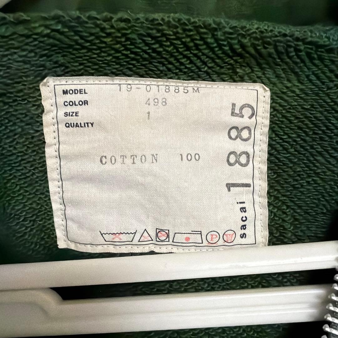 sacai ×PENDLETON レイヤードパーカー サイズ1