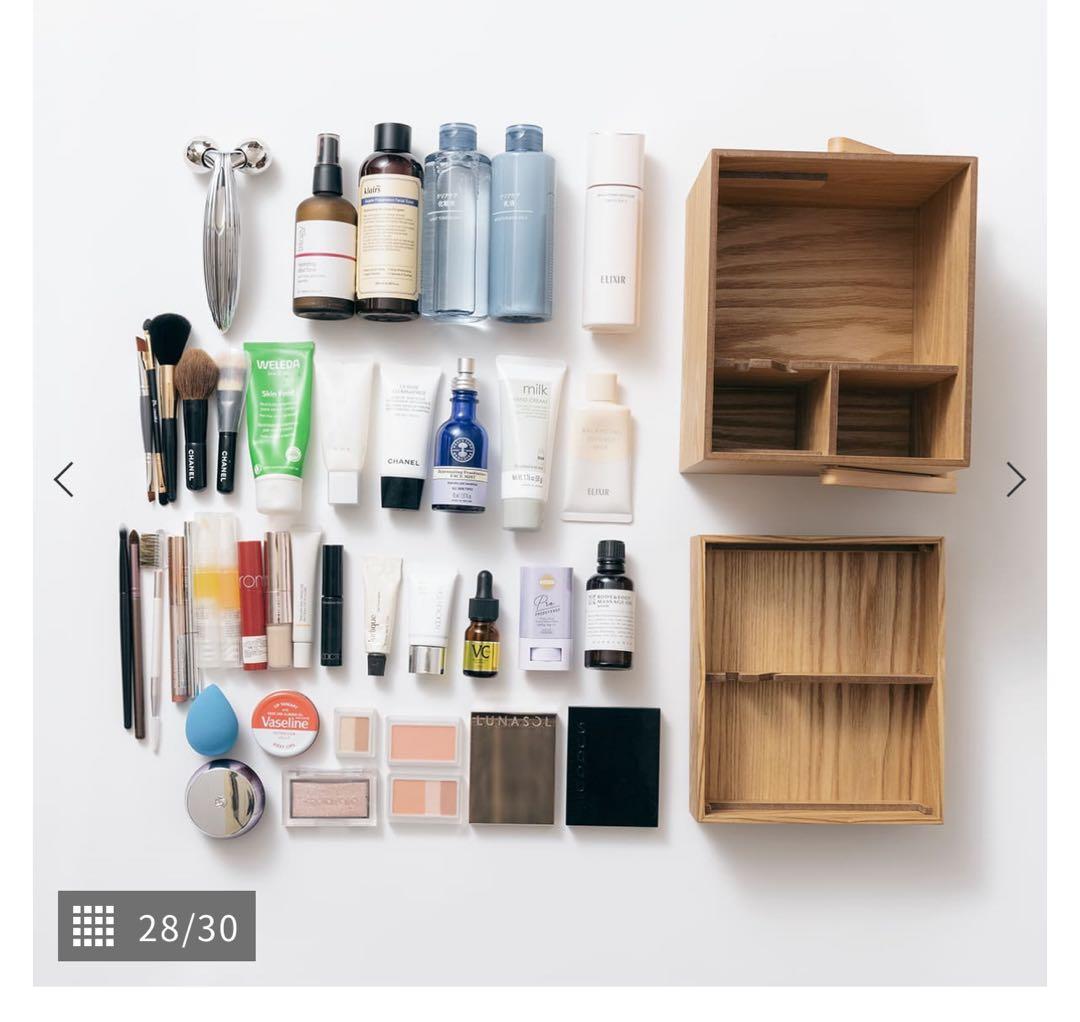 【sachaサシャさんコラボ】すっきりまとまるメイクボックス