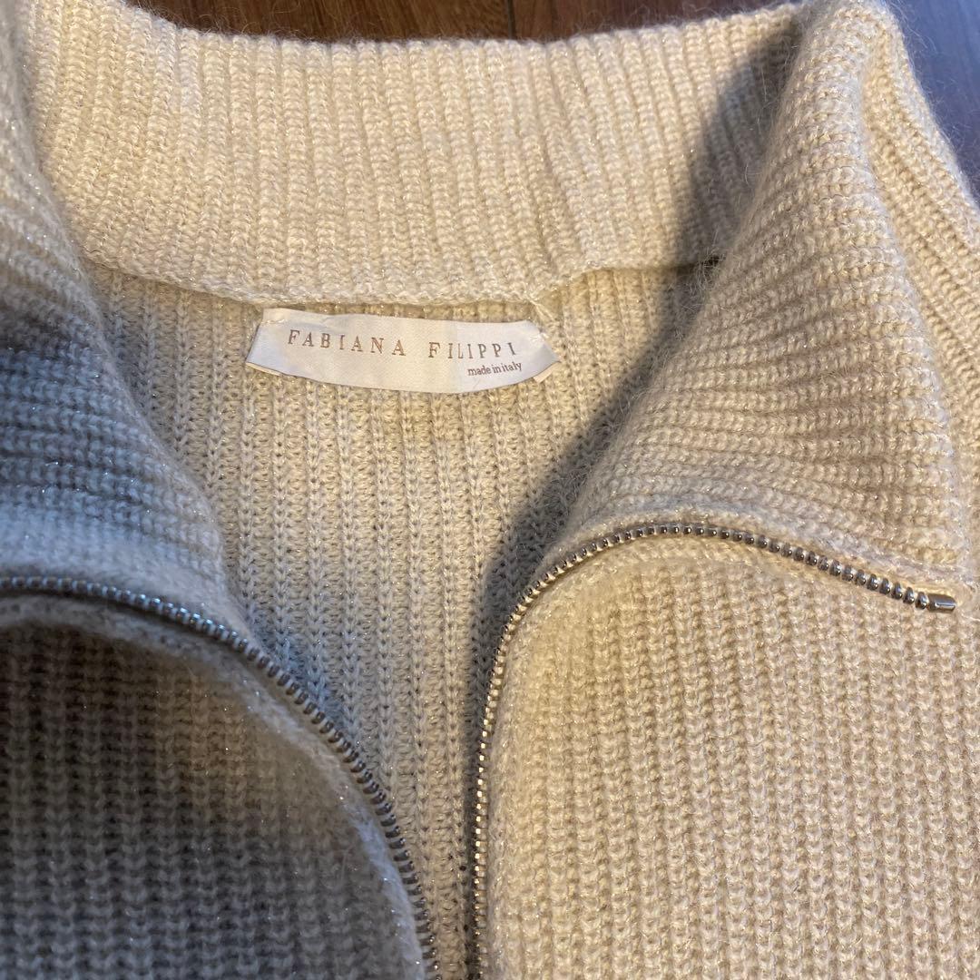 FABIANA FILIPPI ファビアナ　フィリッピ　ジップアップ　ニット