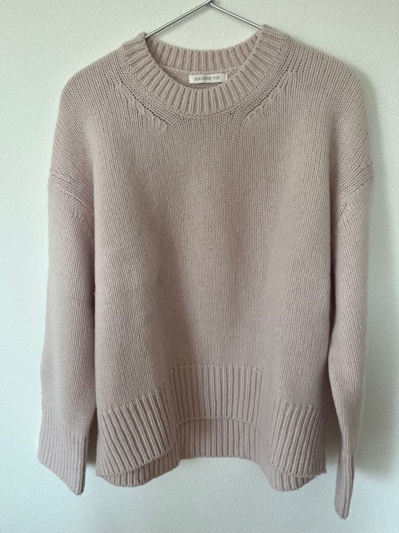 ギャルリーヴィー ファインウール クルーネックプルオーバー
