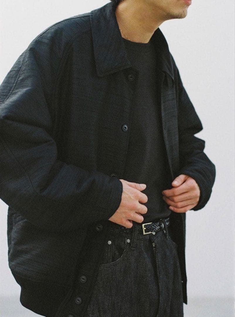 LIDNM WILD SILK PADDED BLOUSON Sサイズ