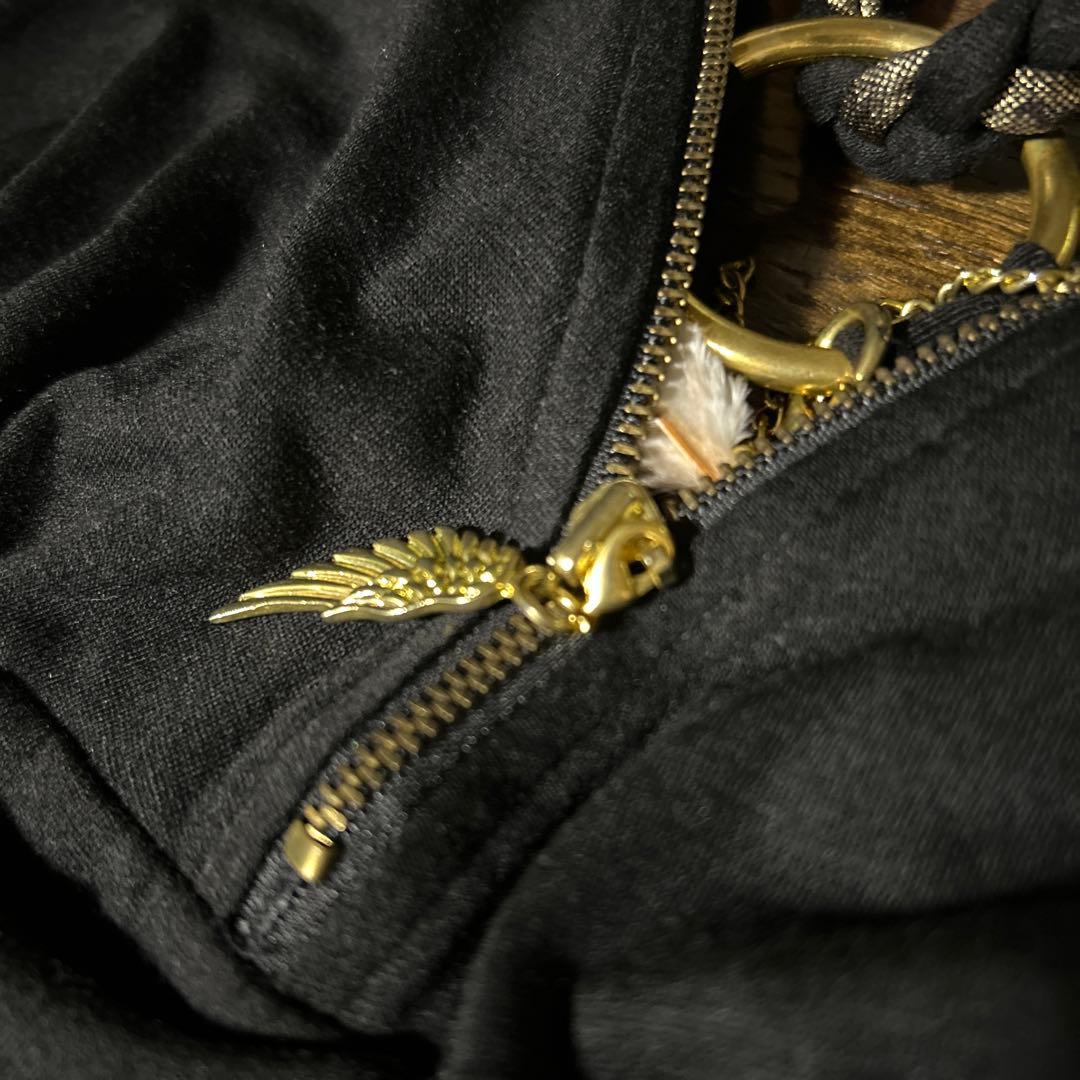 d.i.a. ダイヤ　平成ギャル　黒　キャミソール　フェザー