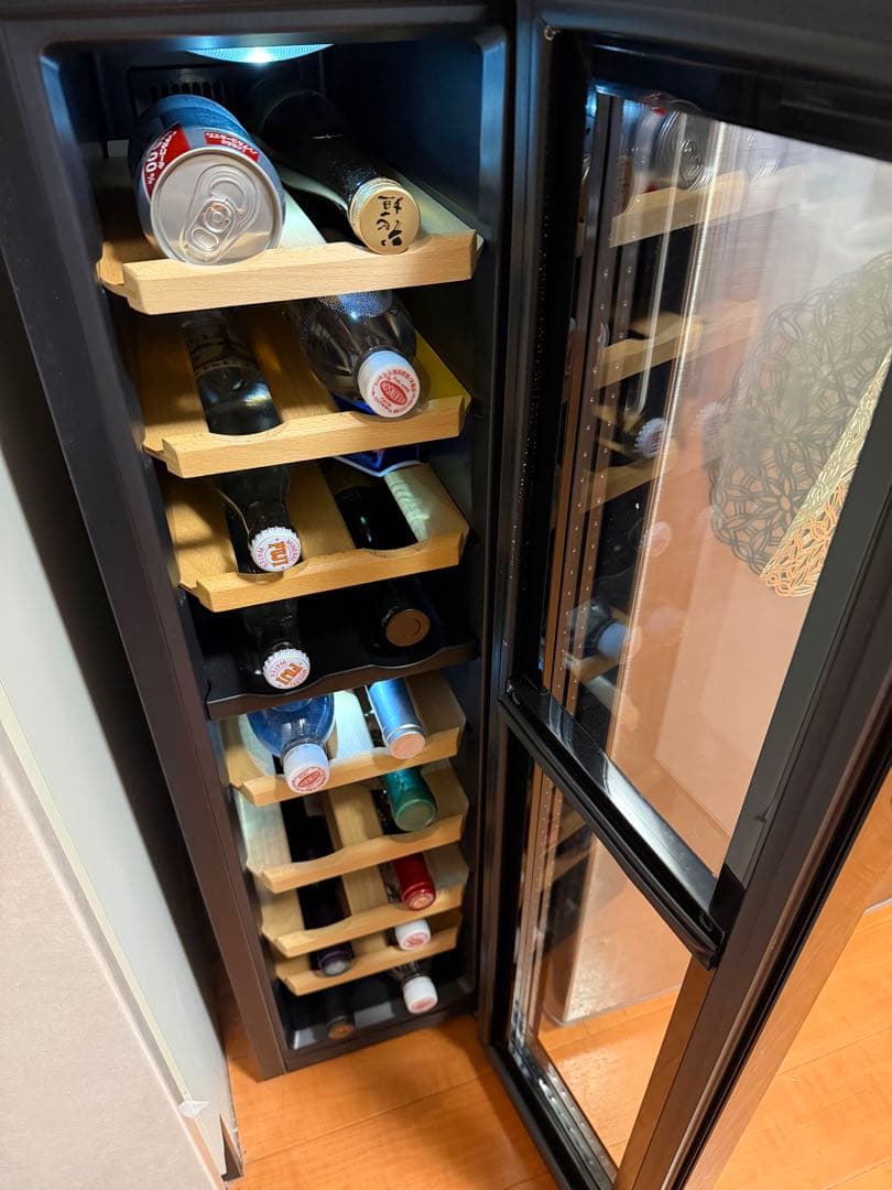 【希少】2室2温度　ワインセラー 18本収納　BESSON 静音設計　スリム