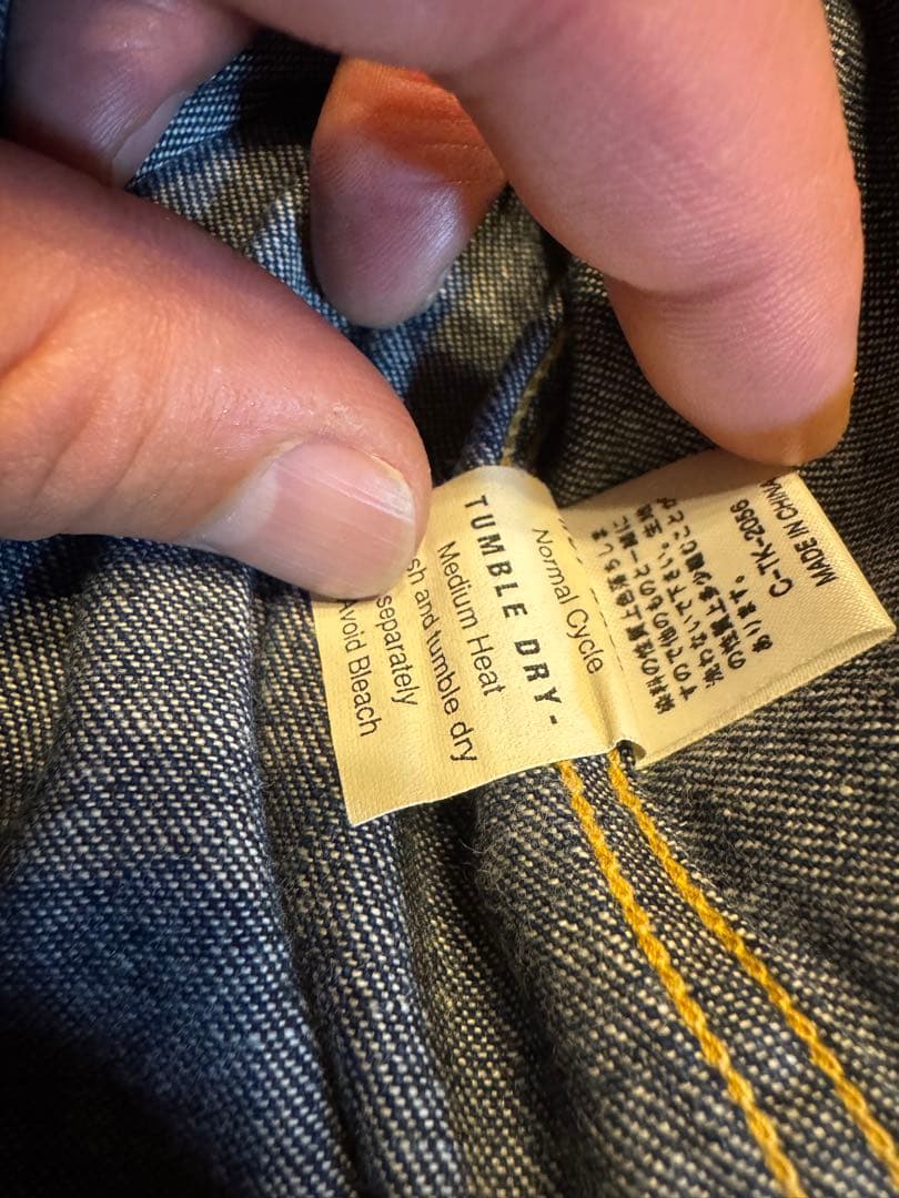 Lee 40's復刻跳ね馬タグデニムウエスタンシャツ16（L）箱付き美品