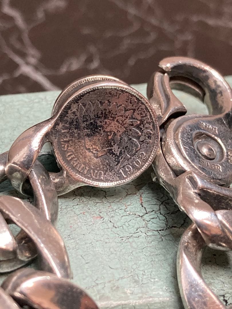 [1-O] Rebel 1995 SILVER / CROSS 喜平ブレスレット