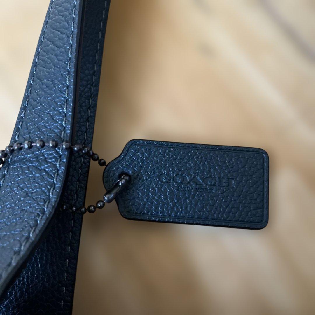 コーチ　ハンドバック　深いグリーン