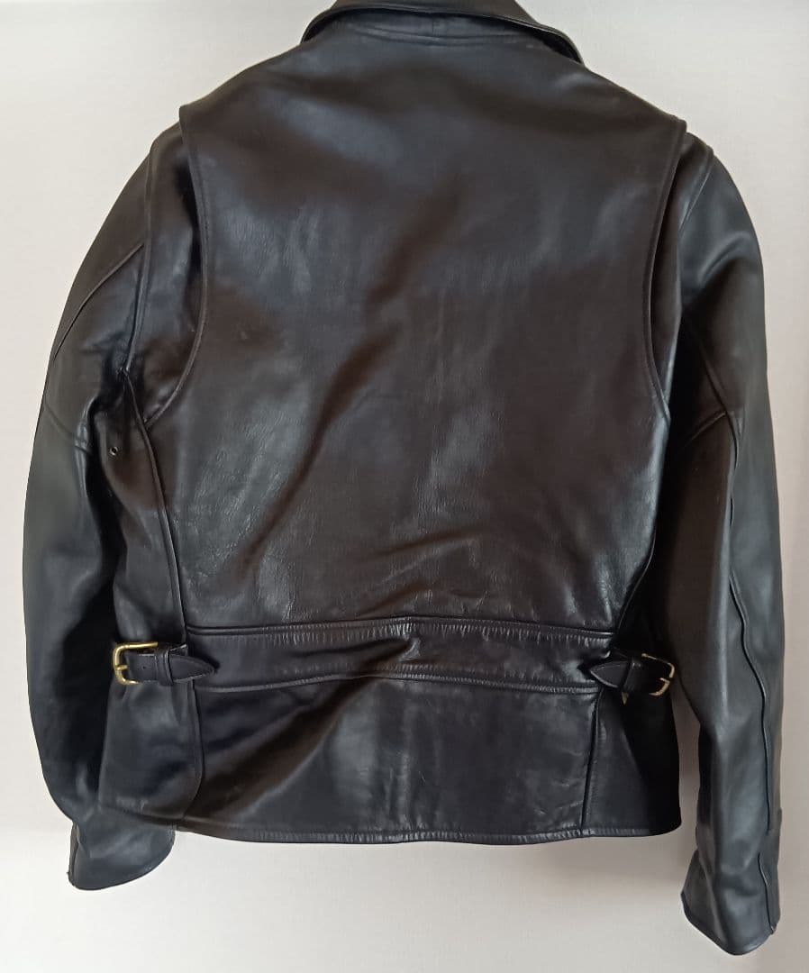 フェローズ　レザー・ジャケット（馬革）　ブラック　サイズ 40（メンズL）