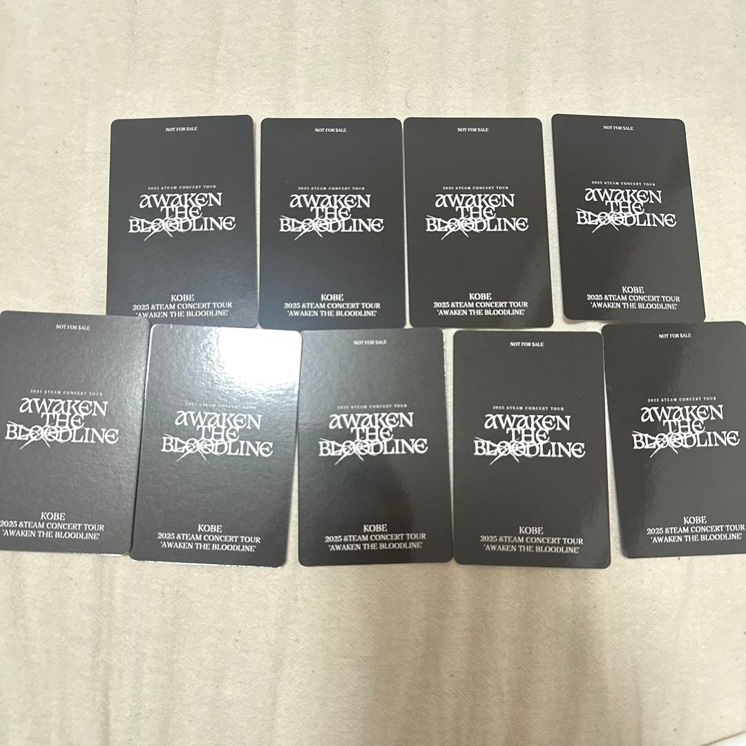 &TEAM アジツ 神戸 兵庫 会場限定トレカ 9種コンプ