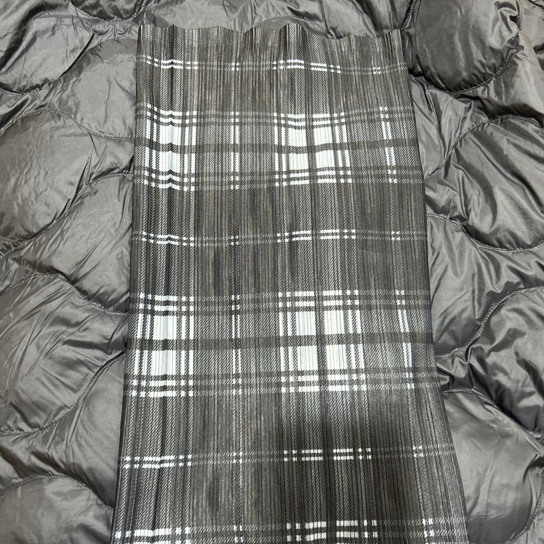 ⭐️プリーツプリーズオーチューブグレーチェック極美品❣️