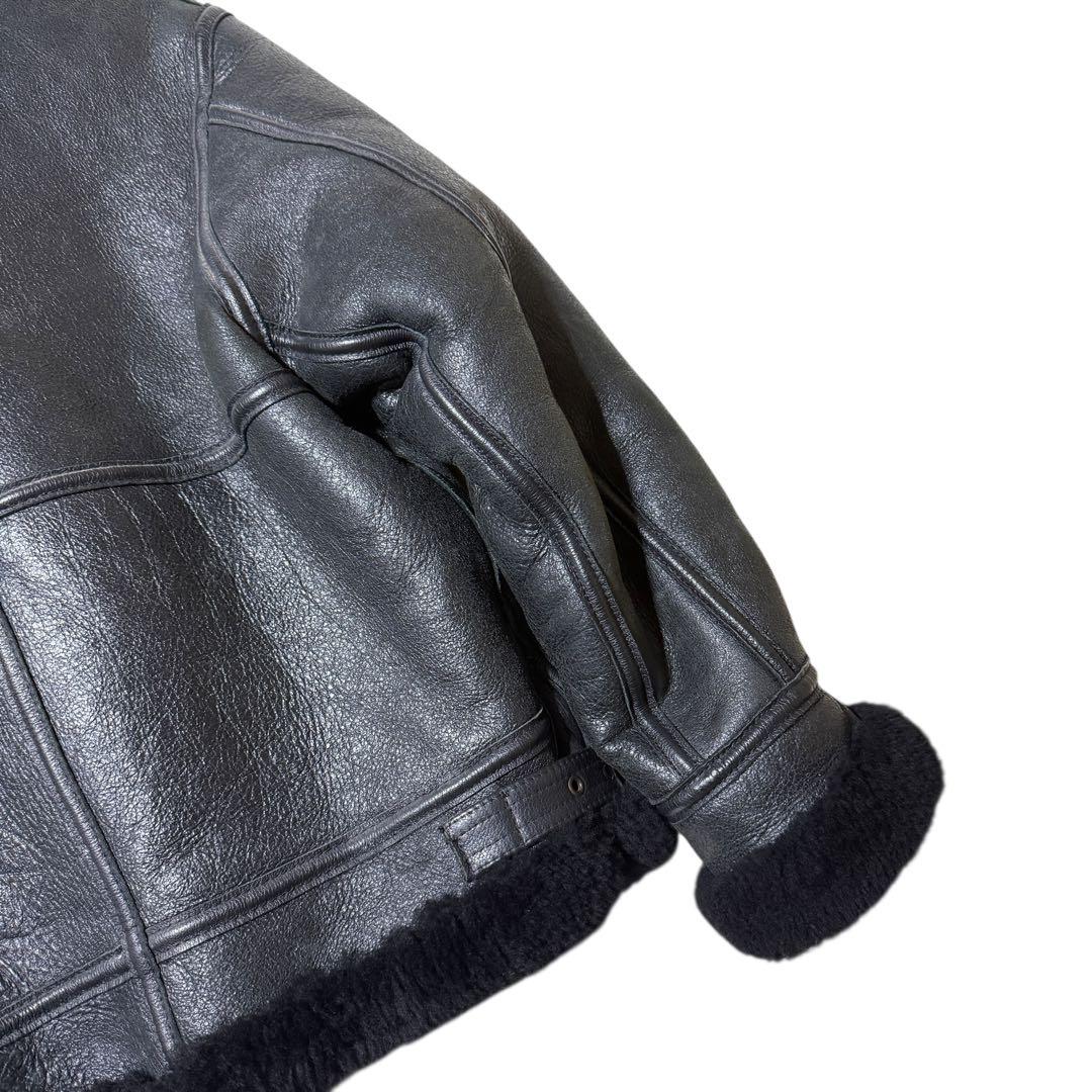 ✨希少美品✨ AVIREX B-3 フライトジャケット ブラック USA製 34