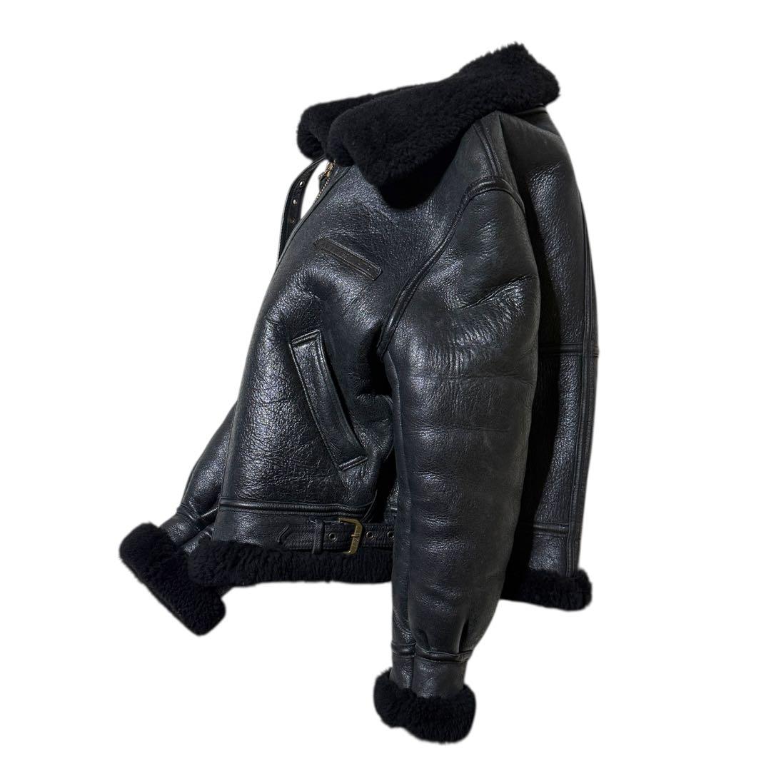 ✨希少美品✨ AVIREX B-3 フライトジャケット ブラック USA製 34