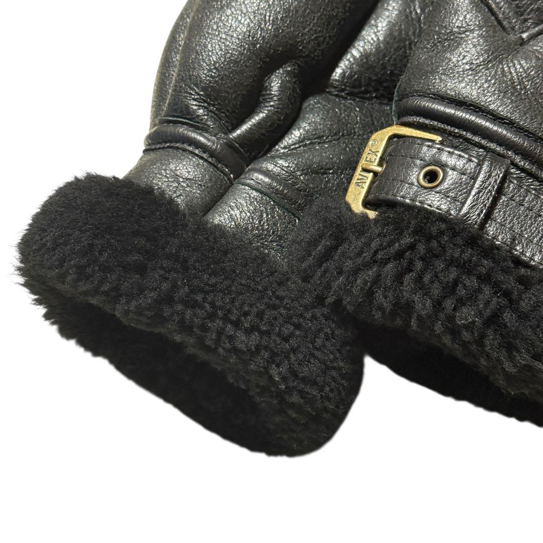 ✨希少美品✨ AVIREX B-3 フライトジャケット ブラック USA製 34