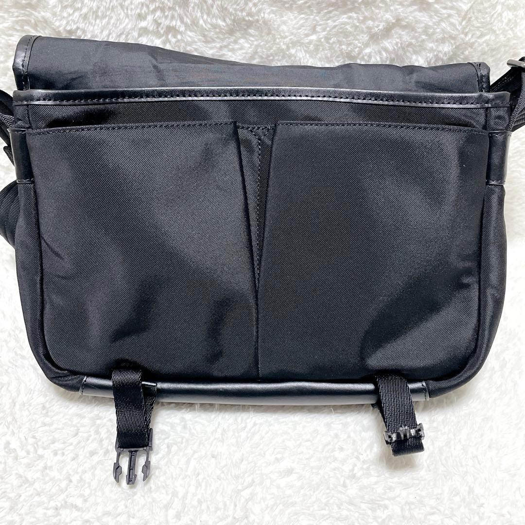 【美品】ポロ ラルフローレン メッセンジャーバッグ ショルダー 黒