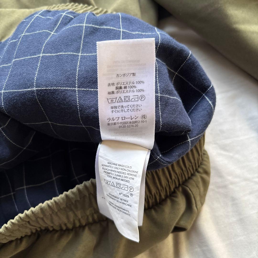 【現行】Ralph Lauren スウィングトップ ピーチスキン 裏地チェック