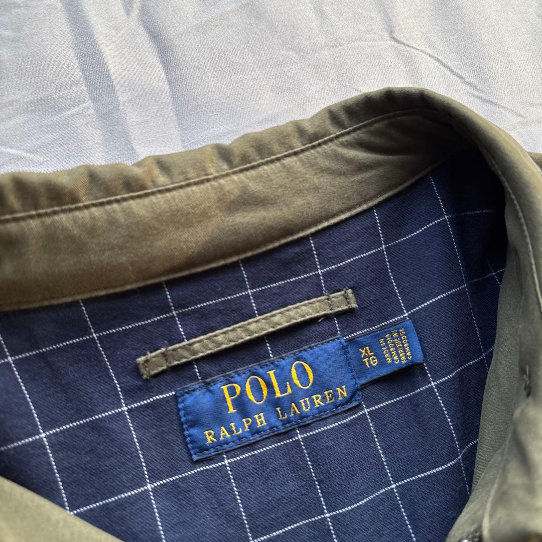 【現行】Ralph Lauren スウィングトップ ピーチスキン 裏地チェック