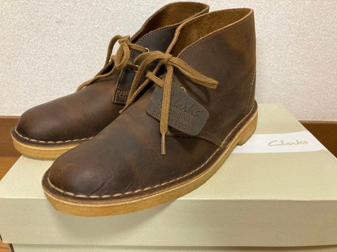 新品　Clarksクラークス　デザートブーツ ビーズワックス