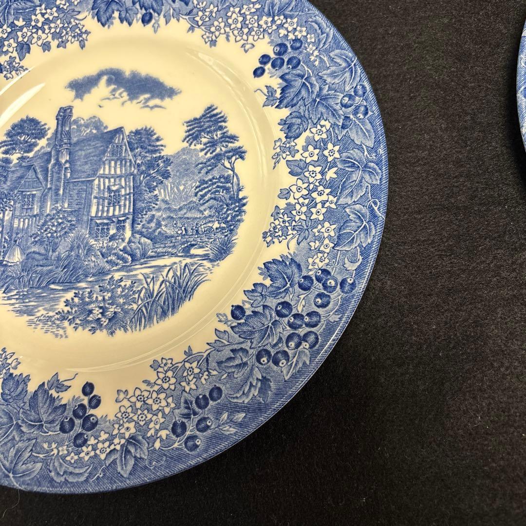 ウエッジウッド　ロマンティックイングランド　デザートプレート　4枚　希少