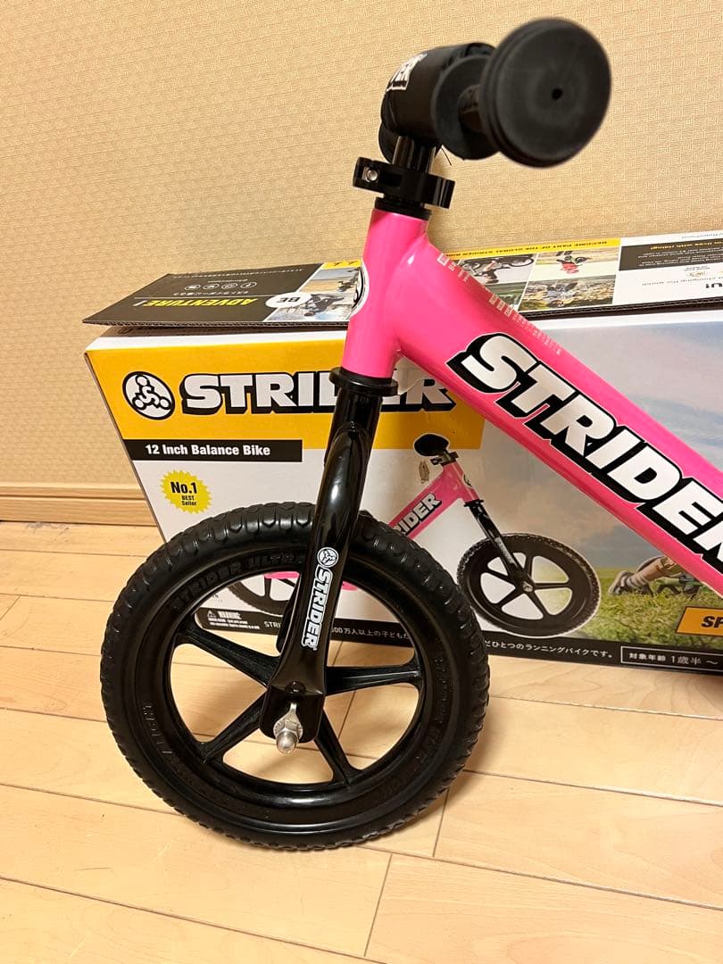 STRIDER 12 Inch Balance Bike ピンク