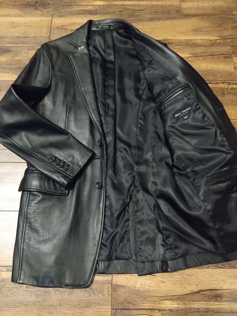 ★極美品 MENS TENORAS ブラックレザージャケット