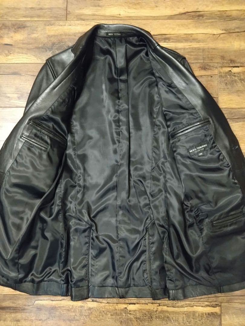 ★極美品 MENS TENORAS ブラックレザージャケット