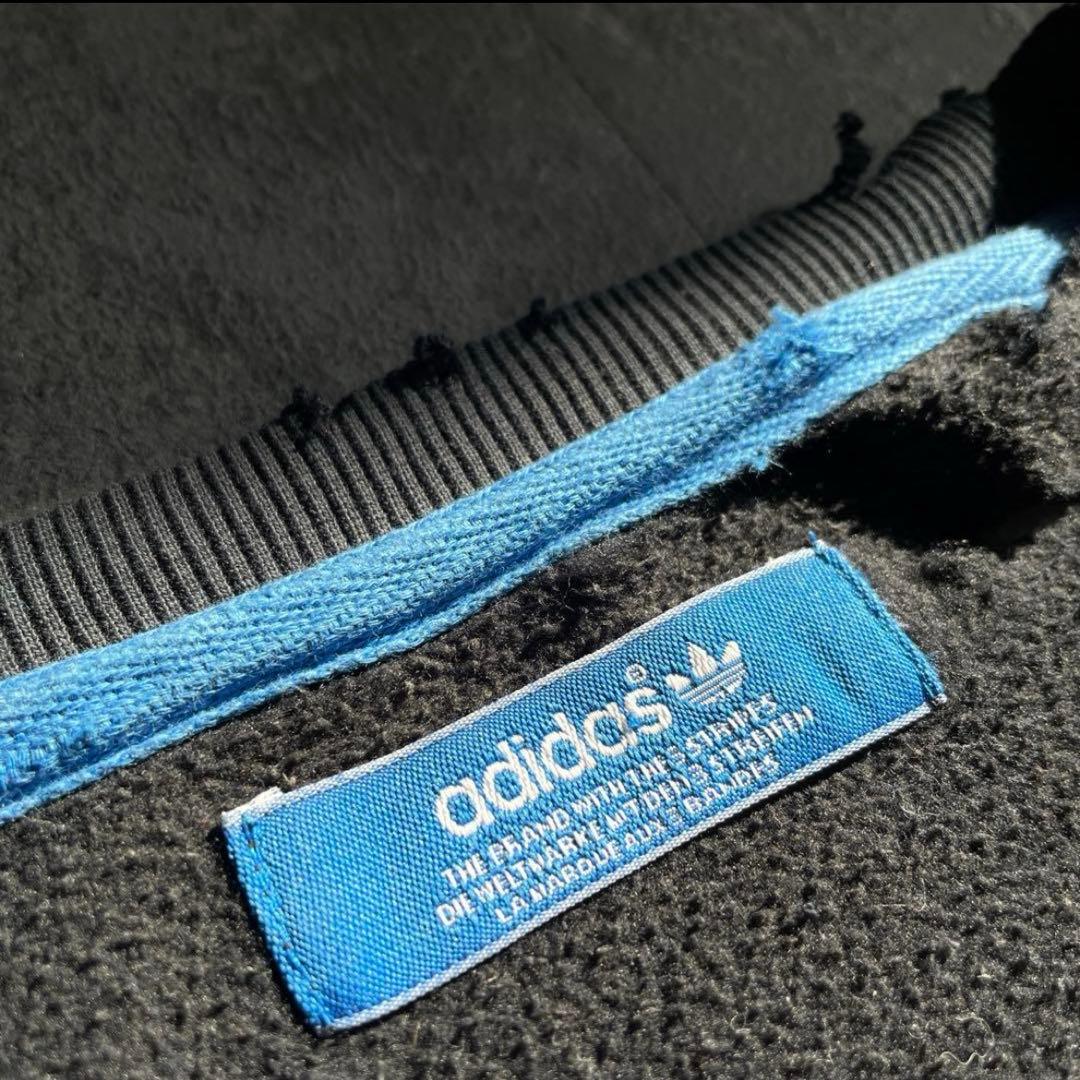 刺繍☆墨黒☆三本線☆broken grange fade boro sweat