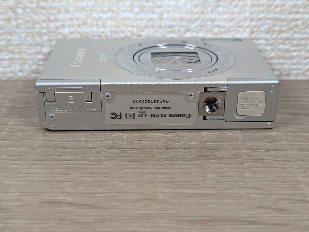 【外観美品】Canon IXY 3 PC1736 シルバー デジタルカメラ
