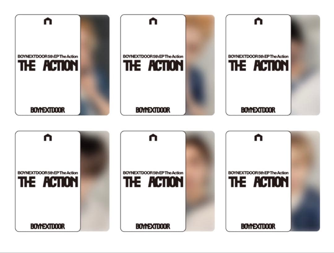 BOYNEXTDOOR ボネクド Hollywood Action 6枚セット