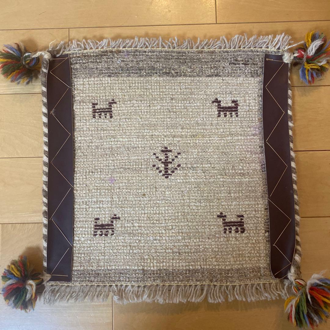 ギャッペ 絨毯 チェアマット 40×40 2枚セット