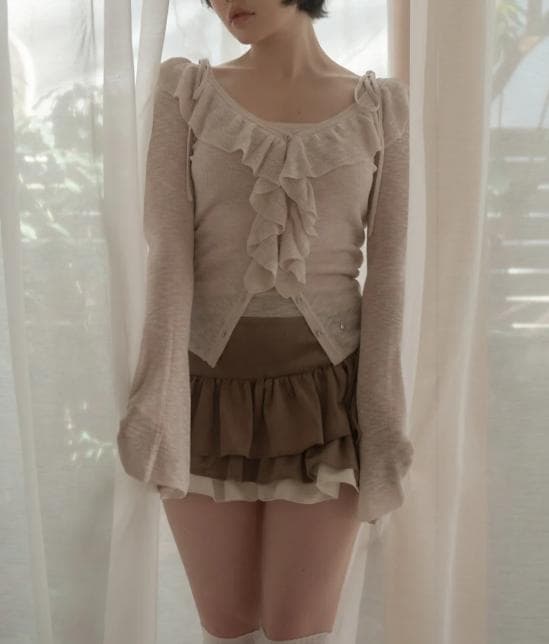 トップス Fiona ruffle tops andmary pink