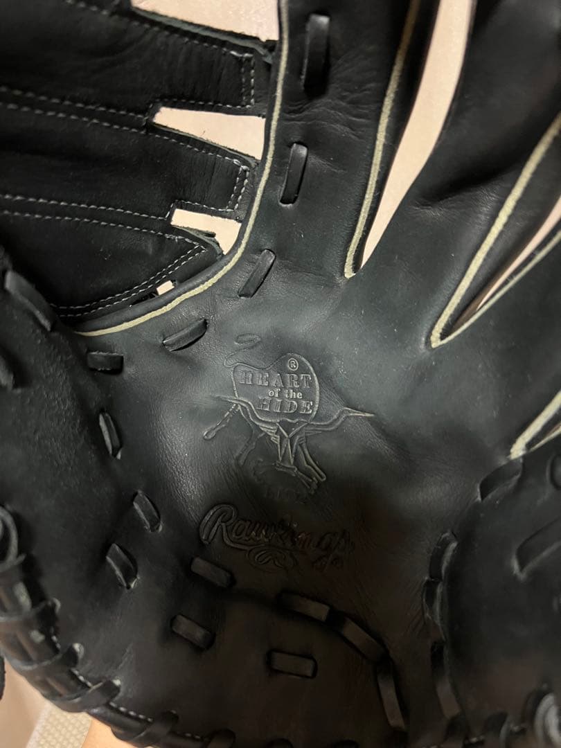 ローリングス DUALPALM 野球 グローブ ブラック 本革