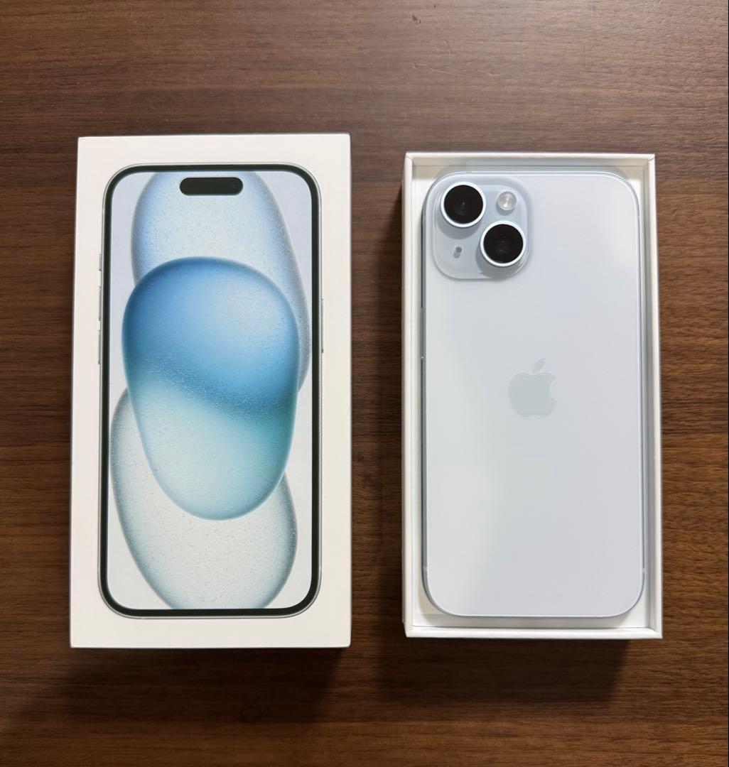 新品未使用 iPhone15 128GB ブルー 本体 Apple