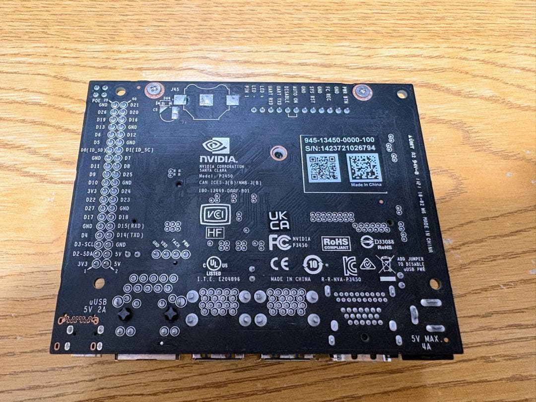 NVIDIA Jetson Nano 開発者キットP3450 ACアダプター付き