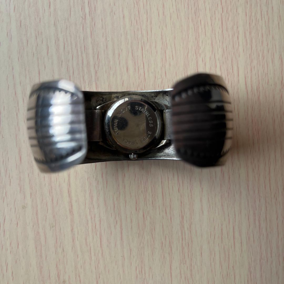 【希少】インディアンジュエリー　バングル　時計　アメカジ　ヴィンテージ