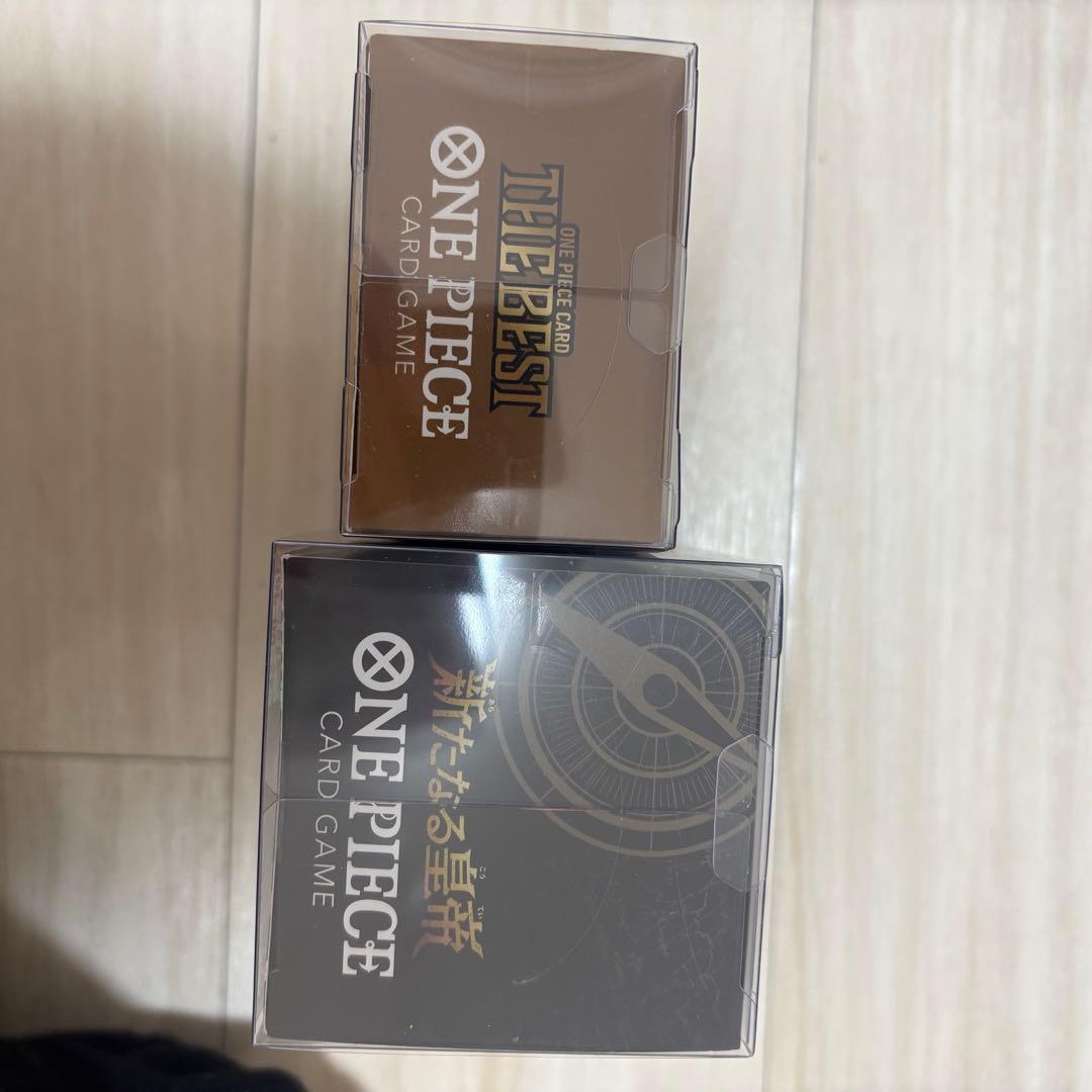 ワンピースカード 未開封BOX 2種 THE BEST／新たなる皇帝