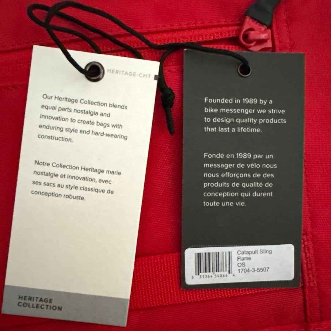 TIMBUK2 レッド メッセンジャーバッグ