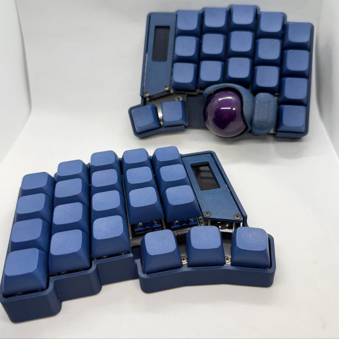 Keyball39 ネイビー XDA 組立て済 完成品 セット