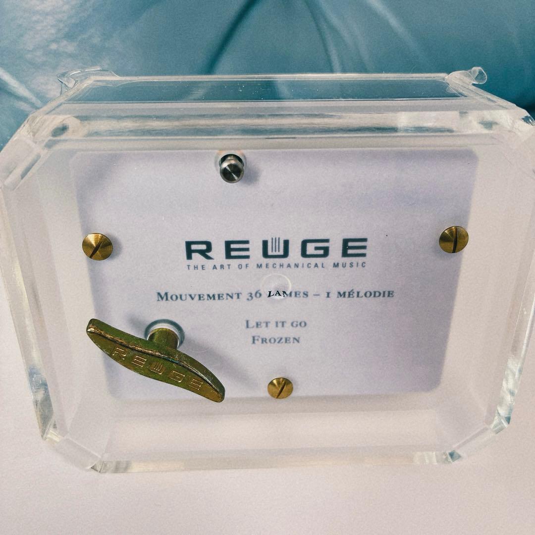 REUGE オルゴール 36弁　アクリルケース　Let it go（アナ雪）