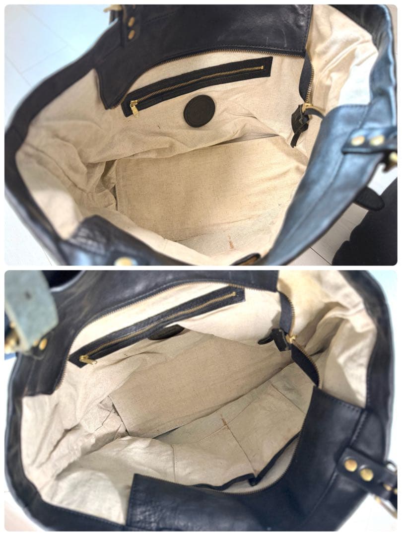 【SLOW】 スロウ rubono ルボーノ トートバッグ 本革レザー ブラック