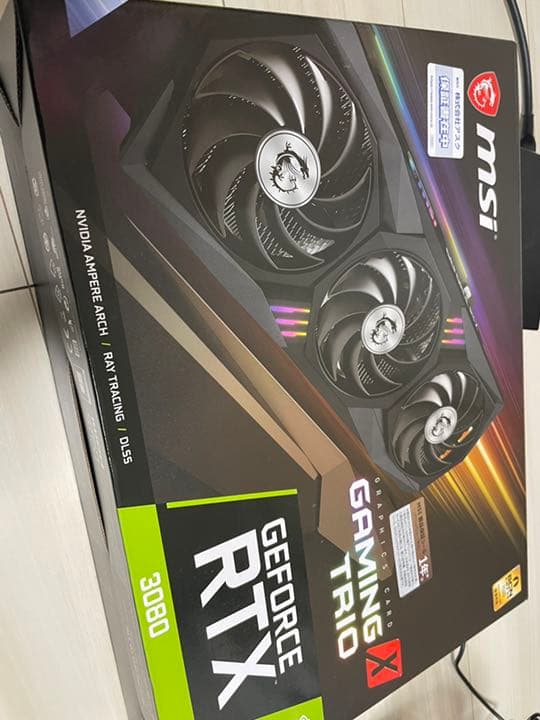 MSI RTX3080 Gaming Trio X 非LHR