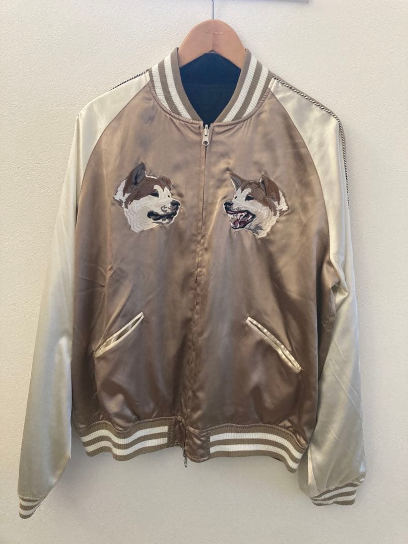 ヴァンキッシュ　スカジャン　リバーシブル　MA-1 オードリー　若林