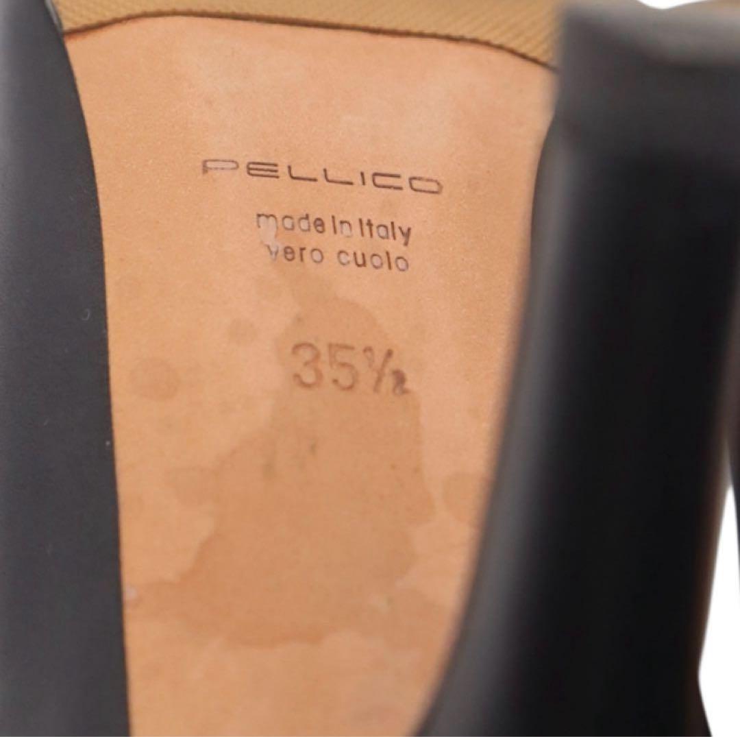 PELLICO ペリーコ TAXI80 ショートブーツ バックジップ ブラック