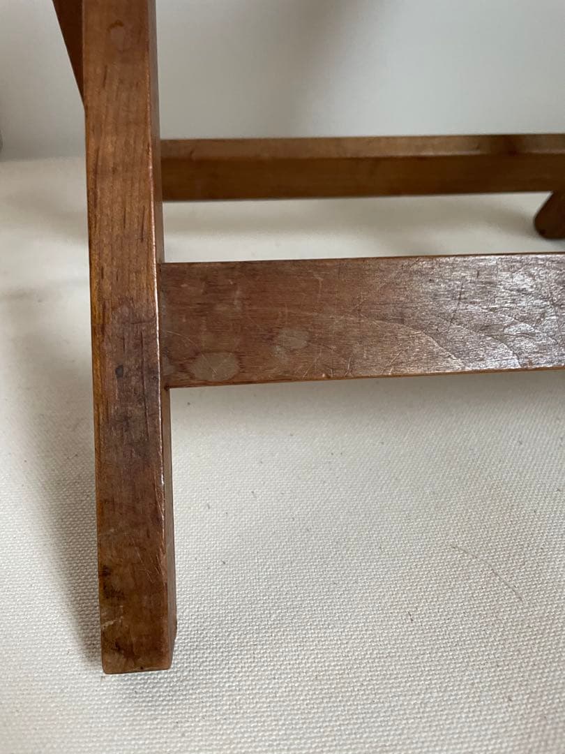 古道具　月光荘　木製　折りたたみ椅子