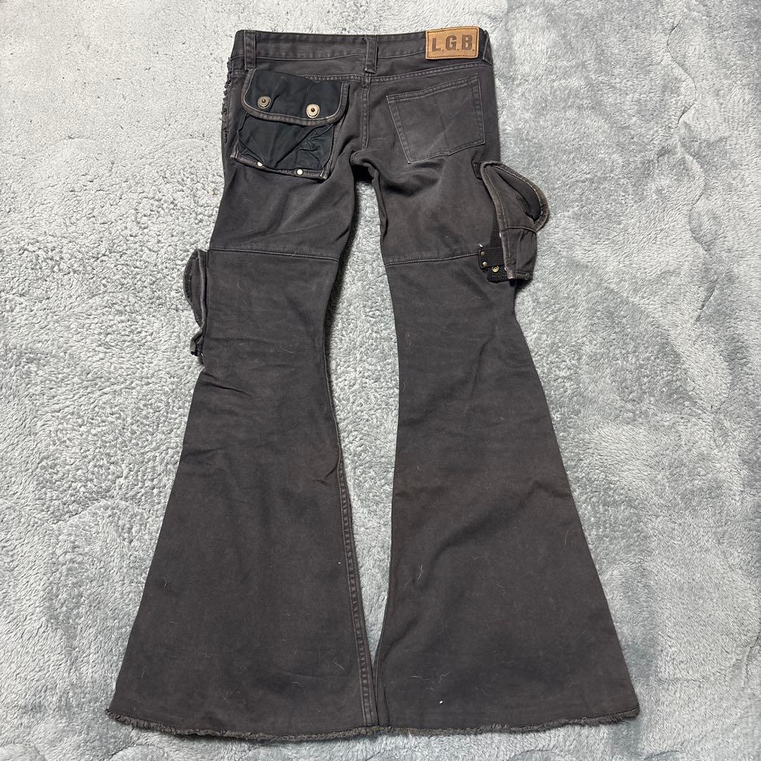 L.G.B ルグランブルー ギミックフレアパンツ archive