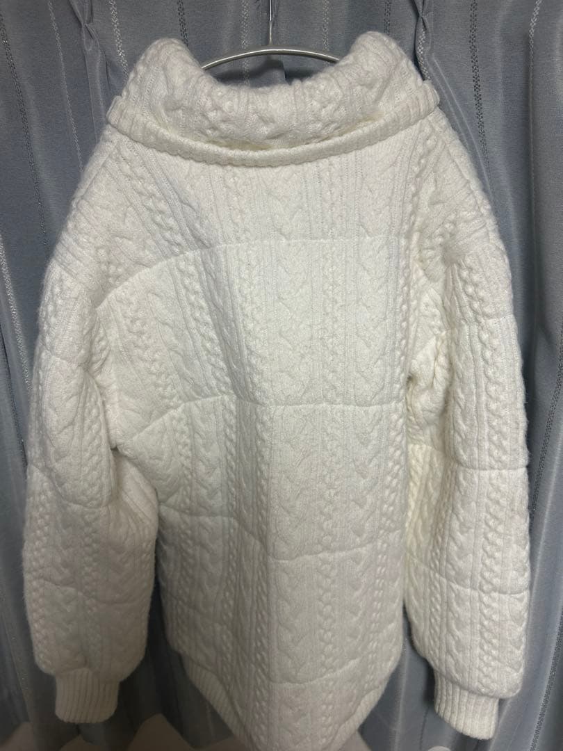 ジャケット・アウター ANDMARY Mary quilting knit shape jacket
